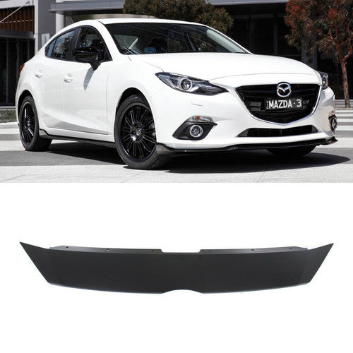 Primed Front Bumper Upper Grille Cover For 2014-2016 Mazda 3