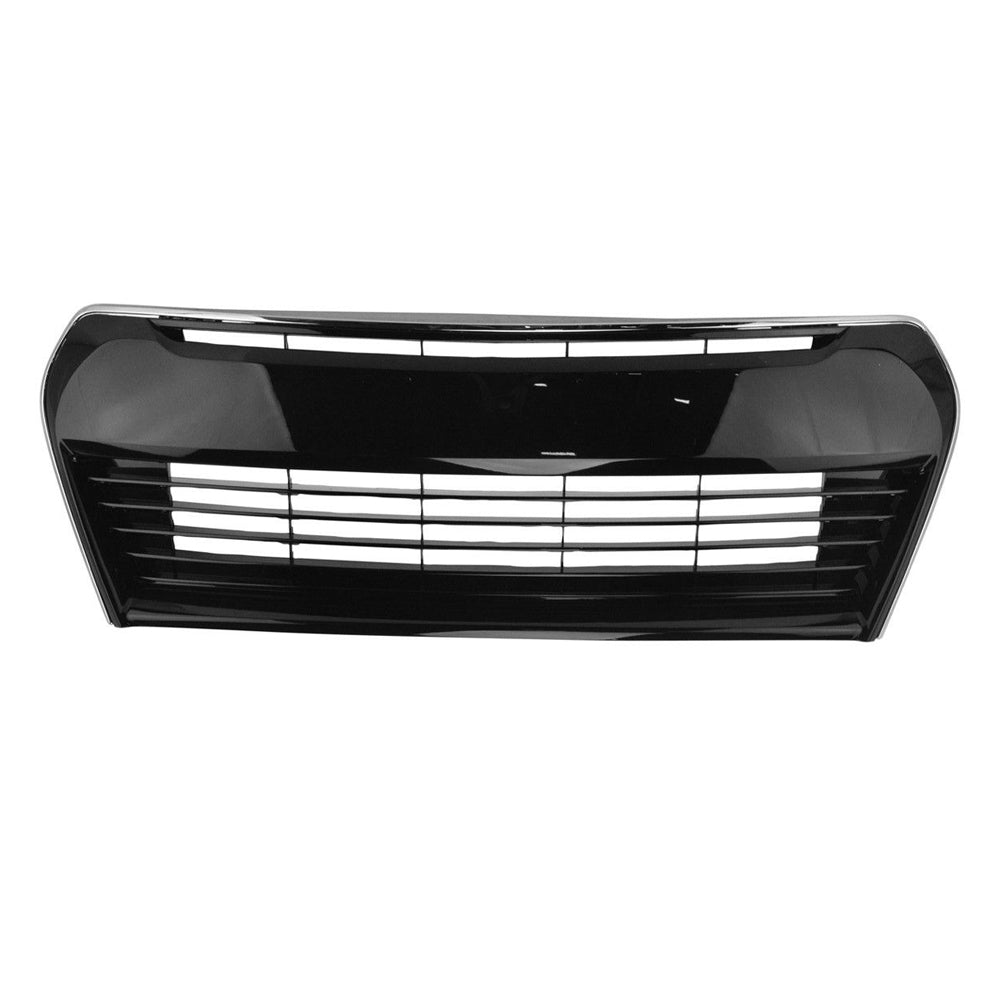 For 2014 2015 2016 Toyota Corolla S Front Lower Black Grille Chrome Trim Grill