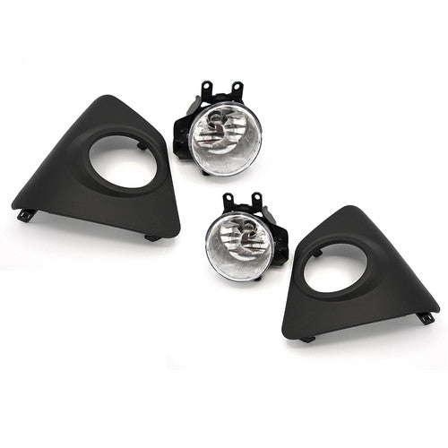 For Toyota corolla S 2014-2016 Clear Front Bumper Fog Lights Upper Grille