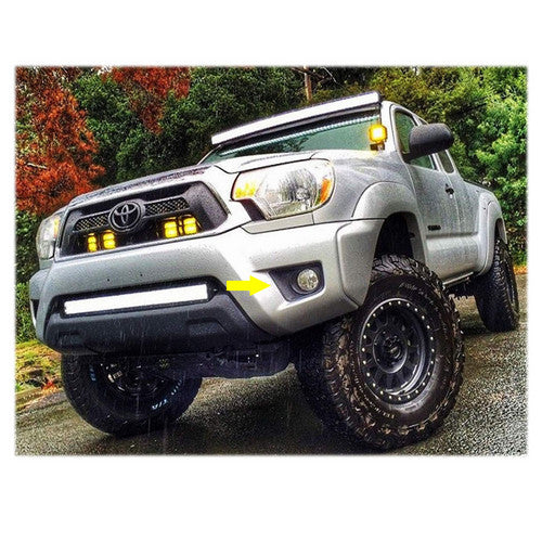 For 2012 2013 2014 2015 TOYOTA TACOMA Bumper Clear Fog Lights DLR Driving Lamp