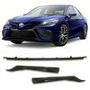 3PCS For 2021 2022 TOYOTA Camry SE XSE Bumper Lower Grille Molding Trim Glossy