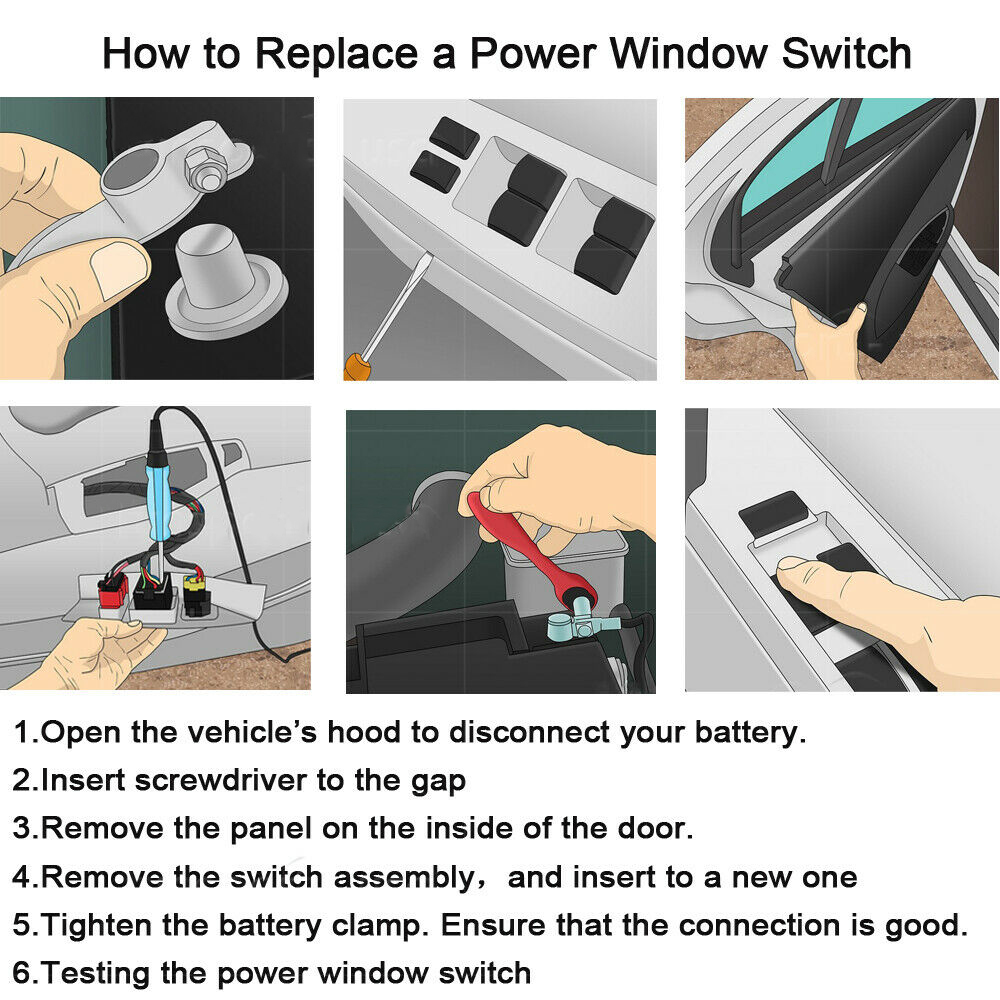 For 1999-2002 Silverado Sierra 1500 2500 3500 Driver Master Power Window Switch