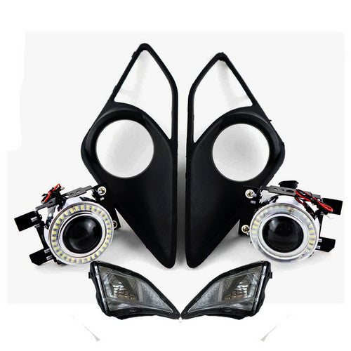 FIT 2012-2016 TOYOTA GT86/FR-S Pair Clear Fog Lights Lamps w/Corner Light