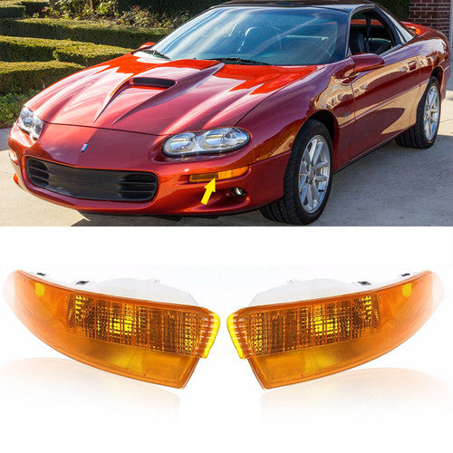 1993 - 2002 CHEVY CAMARO TURN SIGNAL LAMP LIGHT PAIR LEFT & RIGHT SET 2PCS