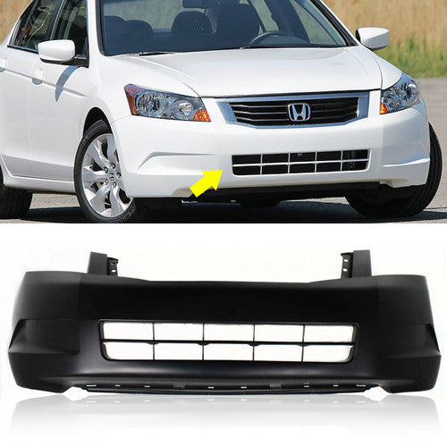 NEW Primered - Front Bumper Cover for 2008 2009 2010 Honda Accord Sedan 08-10