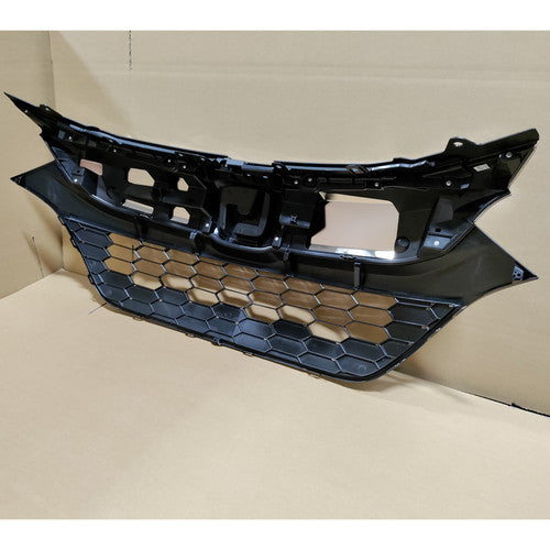 Front Bumper Chrome Honeycomb Grille Grill For 2019 2020 Honda HR-V Trim New