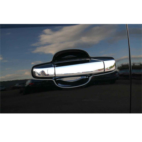 Fit 2007-2014 GMC Yukon/ Yukon XL 4 Chrome Door handle cover W/O PSG Keyhole
