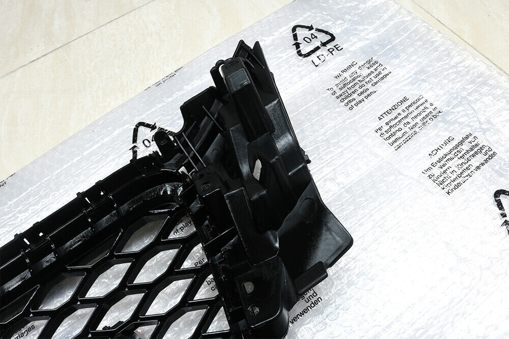 BLACK FRONT MESH RS4 STYLE BUMPER HOOD HEX GRILLE FOR 2009-2012 AUDI A4/S4 B8 8T