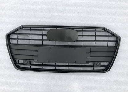 Front Bumper Grille Fit for Audi A6 RS6 S6 2019-2024 Front bumper Grill grille Matte Black