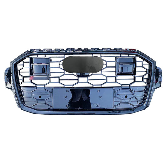 Front bumper Grille Fit for AD Q7 SQ7 2020-2023 Mesh Honeycomb Style Bumper Girlle