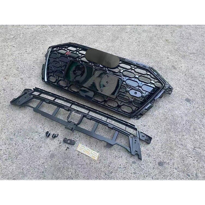 RS3 Style Black Honeycomb Front bumper Grille Fit for A3 S3 2021-2023