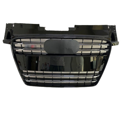 Front Bumper Grille Fit for AD TT TTRS 2007-2014 Grill Grille Gloss Black