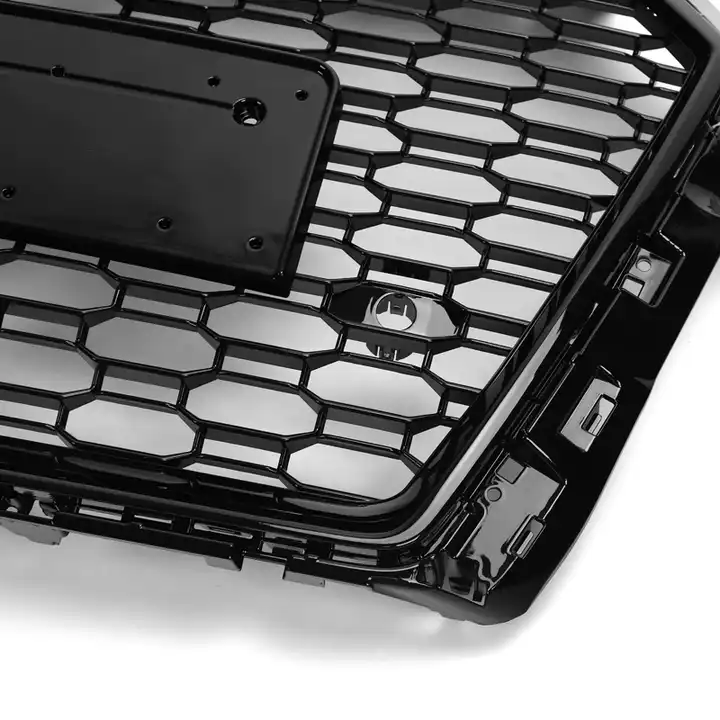 ACC Style Bumper Grille Fit for 2017-2020 A3 8V S3 Mesh Honeycomb Front Bumper Grille
