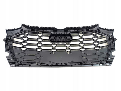 Front Bumper Grille Fit for AD Q5 SQ5 B9.5 2021-2022 SQ5 Style Front Bumper Grille Gloss Black