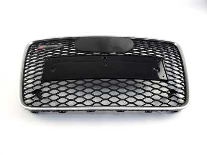 Chrome Bumper Grille Fit for AD Q7 2007-2015 Honeycomb Mesh Bumper Grille
