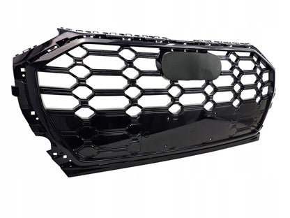 Front Bumper Grille Fit for AD Q5 SQ5 B9.5 2021-2022 SQ5 Style Front Bumper Grille Gloss Black