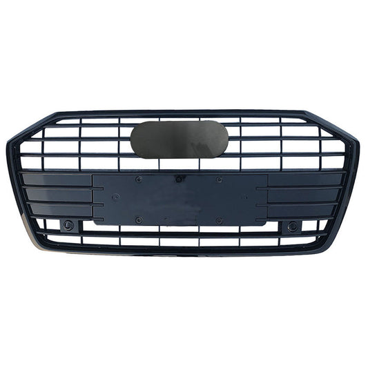 Front Bumper Grille Fit for Audi A6 RS6 S6 2019-2024 Front bumper Grill grille Matte Black