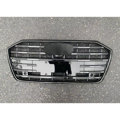 Front Bumper Grille Fit for AD A6/A6L 2019-2024 Grill Grille Gloss Black