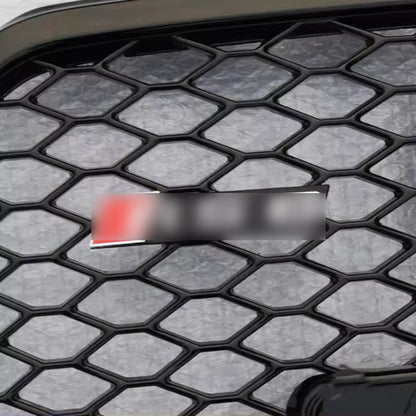 Bumper Grille Fit for A D A6 2005-2011 Honeycomb Grille with Full Gloss Black Body