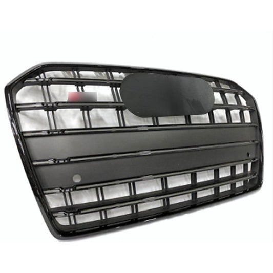 Bumper Grille Fit for A D A6 2012-2015 Grill Grille with Gloss Black Body