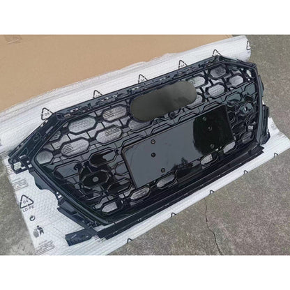RS3 Style Black Honeycomb Front bumper Grille Fit for A3 S3 2021-2023