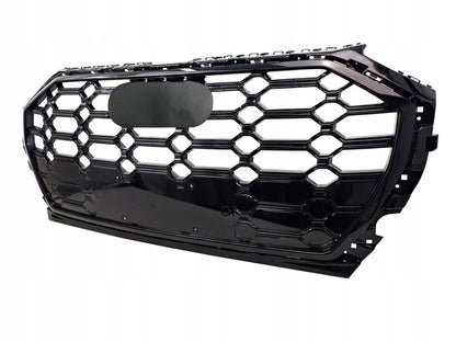 Front Bumper Grille Fit for AD Q5 SQ5 B9.5 2021-2022 SQ5 Style Front Bumper Grille Gloss Black