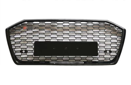 Front Bumper Grille Fit for Audi A6 RS6 S6 2019-2024 Front bumper Mesh Honeycomb grille without Emblem