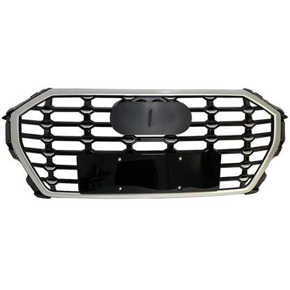 Chrome Bumper Grille Fit for AD Q3 SQ3 2019-2023 Grill Grille Bumper grille