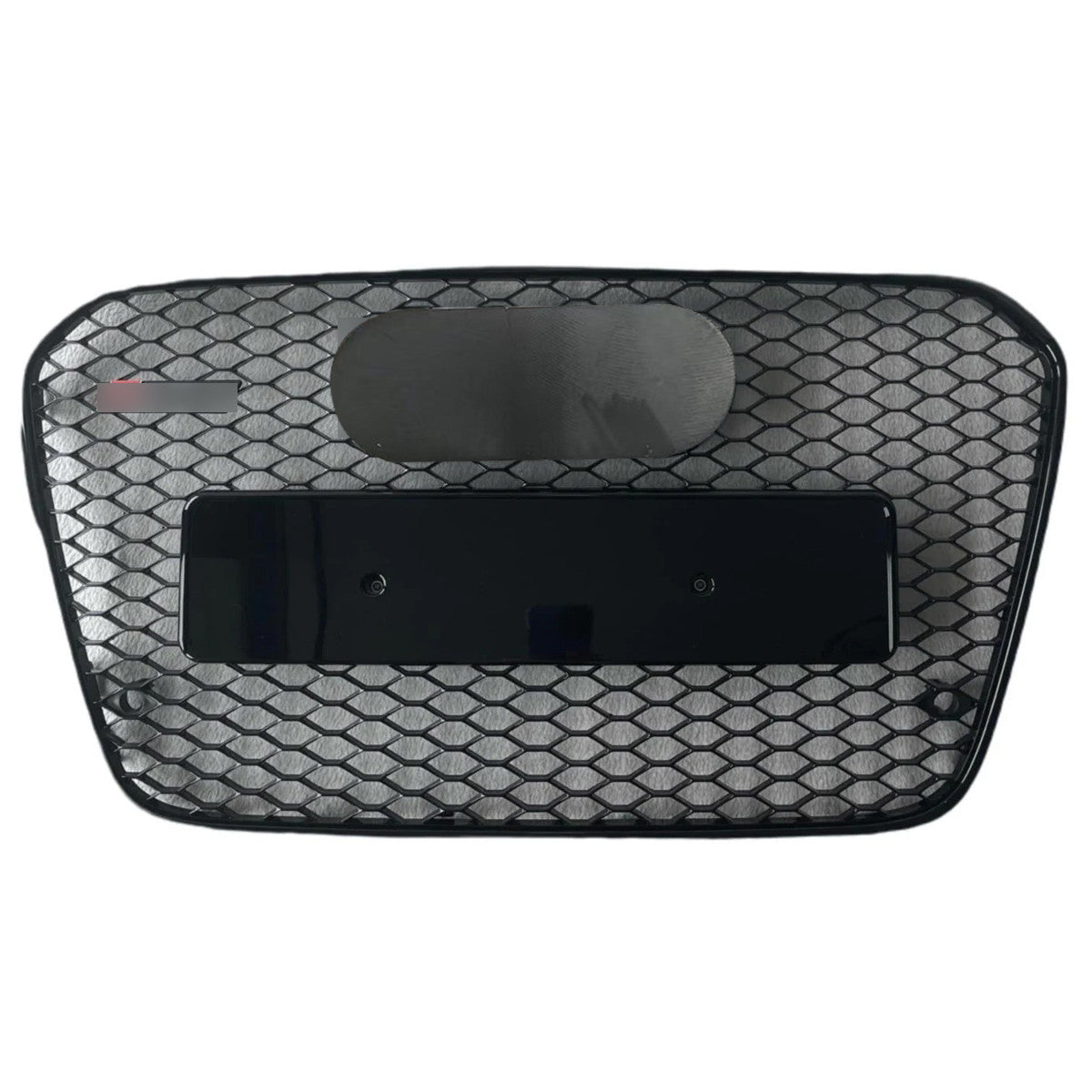 Bumper Grille Fit for A D A6 2005-2011 Honeycomb Grille with Full Gloss Black Body