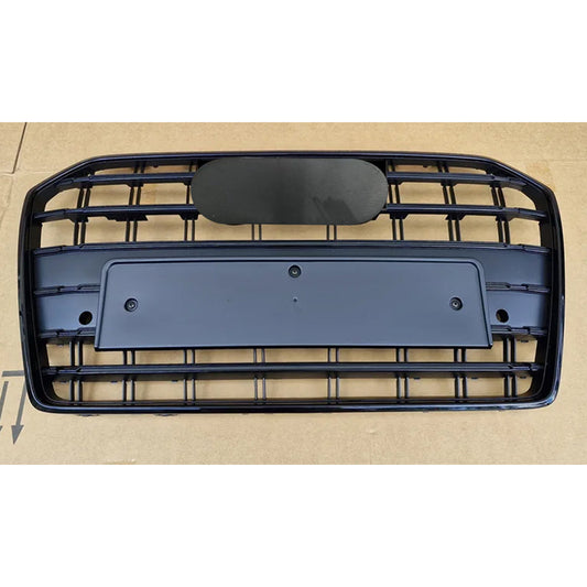 Bumper Grille Fit for A D A6 2016-2018 Grill Grille with Matt Black Body