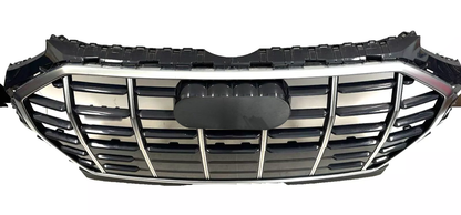 Chrome Bumper Grille Fit for AD Q5 SQ5 B9.5 2021-2022 Grill Style Front Bumper Grille