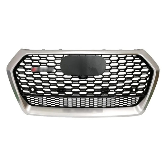 Chrome Bumper Grille Fit for AD Q5 RSQ5 2018 2019 2020 Mesh Honeycomb Bumper Grille Lower Window
