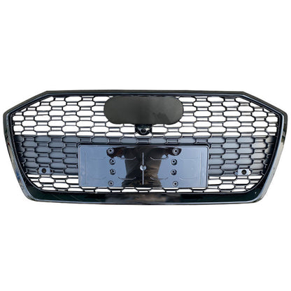 Front Bumper Grille Fit for Audi A6 RS6 S6 2019-2024 Front bumper Mesh Honeycomb grille