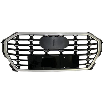 Chrome Bumper Grille Fit for AD Q3 SQ3 2019-2023 Grill Grille Bumper grille
