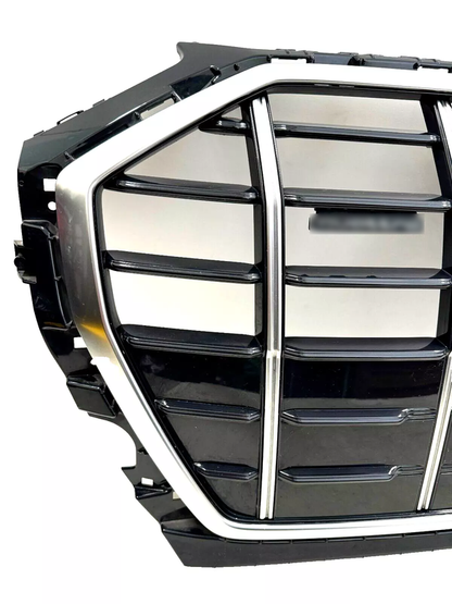 Chrome Bumper Grille Fit for AD Q5 SQ5 B9.5 2021-2022 Grill Style Front Bumper Grille