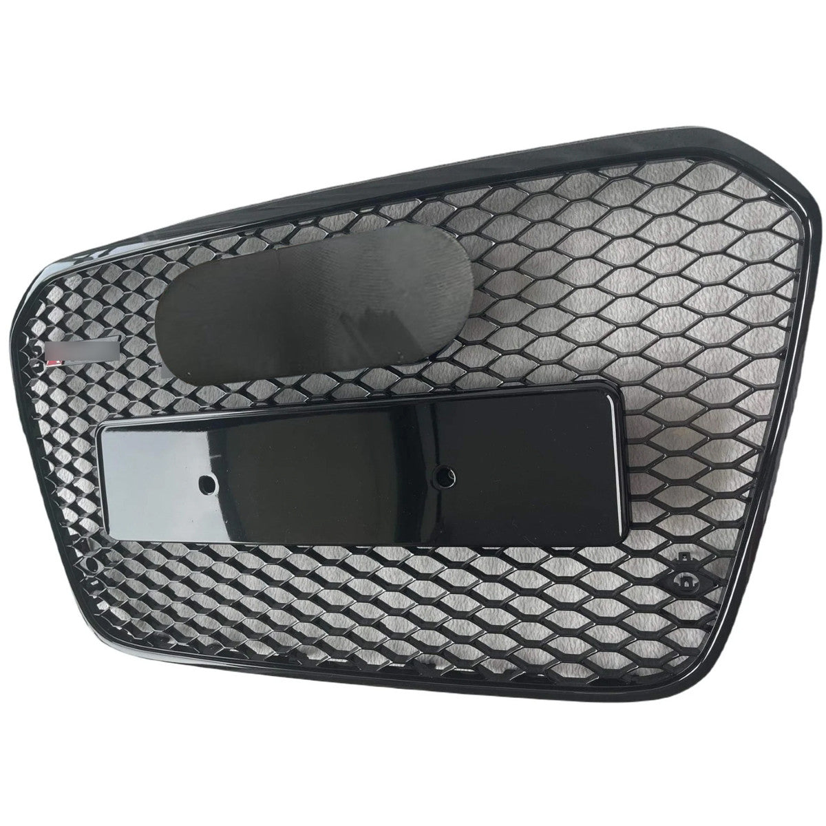 Bumper Grille Fit for A D A6 2005-2011 Honeycomb Grille with Full Gloss Black Body