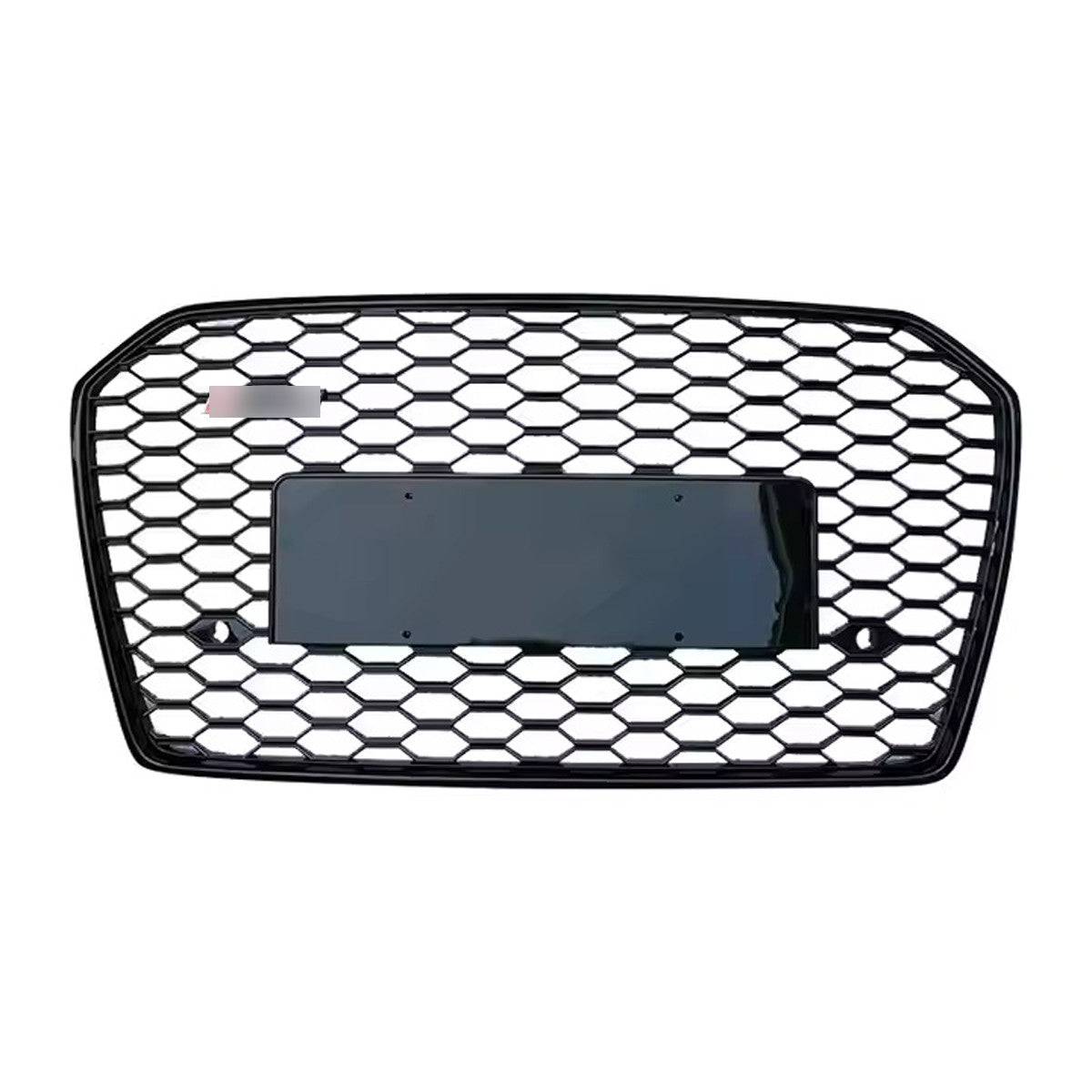 Bumper Grille Fit for A D A6 2016-2018 Honeycomb Grille with Gloss Black Body No Emblem