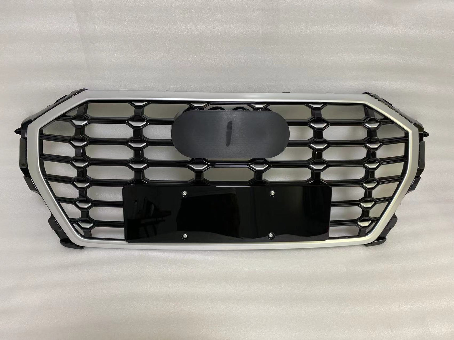 Chrome Bumper Grille Fit for AD Q3 SQ3 2019-2023 Grill Grille Bumper grille