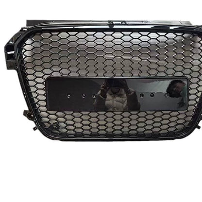 Front Bumper Grille Fit for A1 S1 2016-2018 Update to RS1 Honeycomb Mesh Bumper Grille