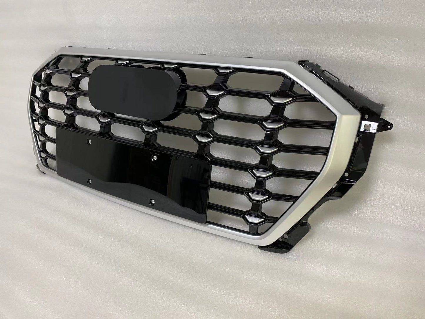 Chrome Bumper Grille Fit for AD Q3 SQ3 2019-2023 Grill Grille Bumper grille
