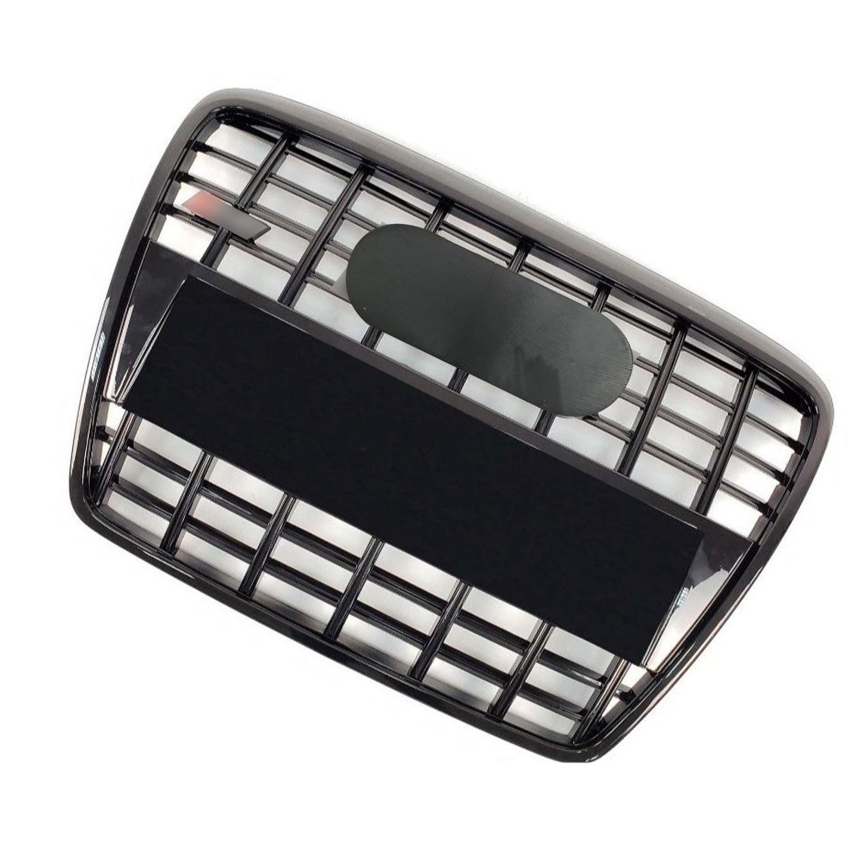 Bumper Grille Fit for A D A6 2005-2011 Grill Grille with Gloss Black Body