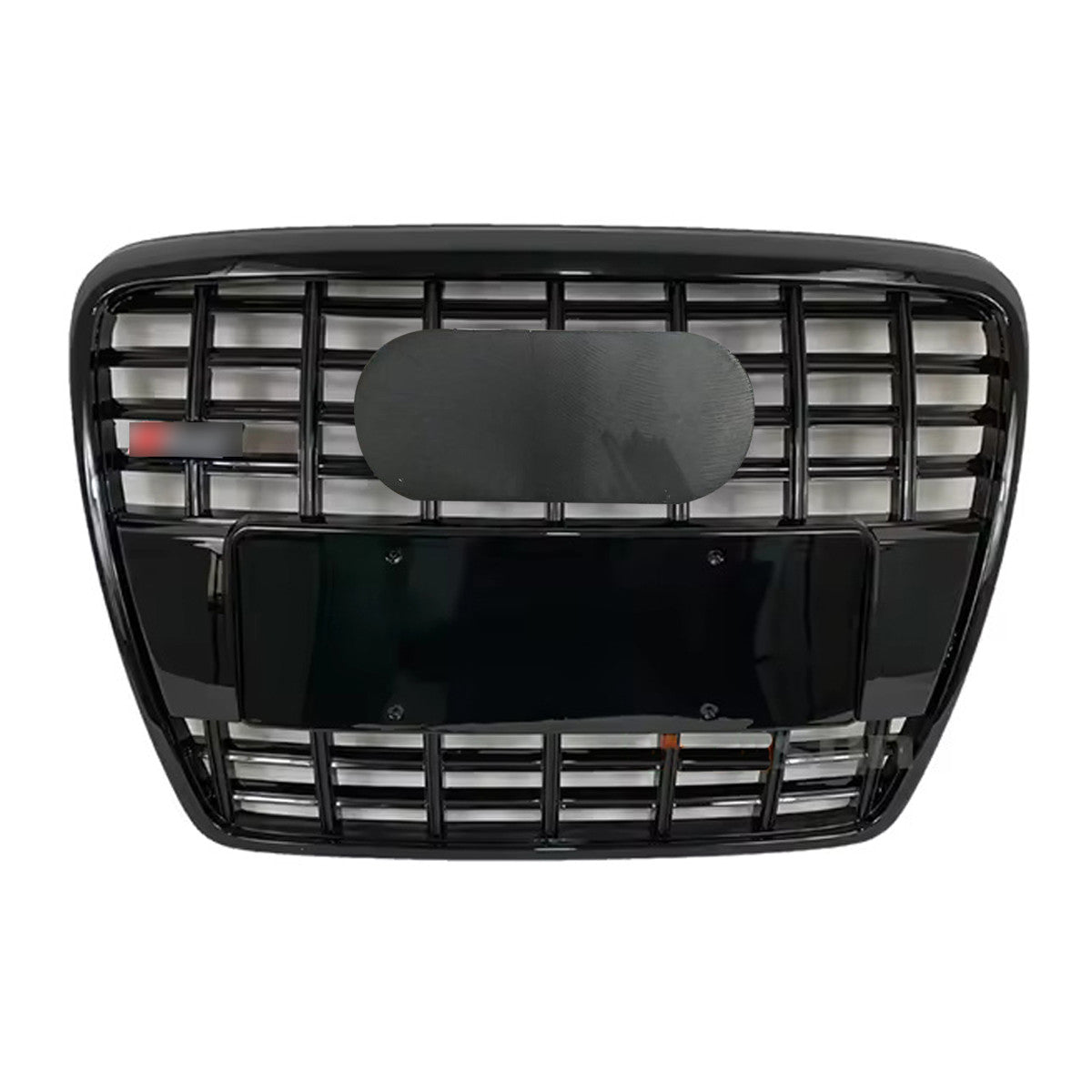 Bumper Grille Fit for A D A6 2005-2011 Grill Grille with Gloss Black Body