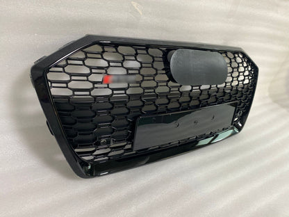 Front Bumper Grille Fit for Audi A6 RS6 S6 2019-2024 Front bumper Mesh Honeycomb grille