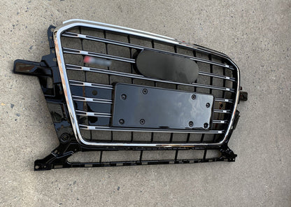 Chrome Bumper Grille Fit for 2013-2017 A D Q5 SQ5 Grill Grille