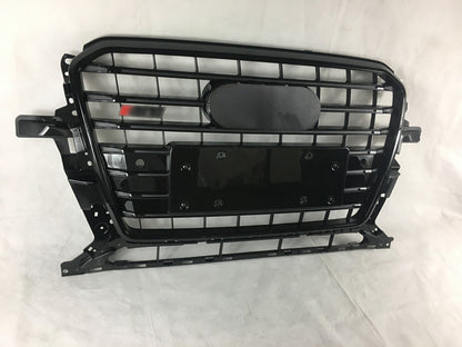Front Bumper Grille Fit for 2013-2017 A D Q5 SQ5 Grill Grille Gloss Black