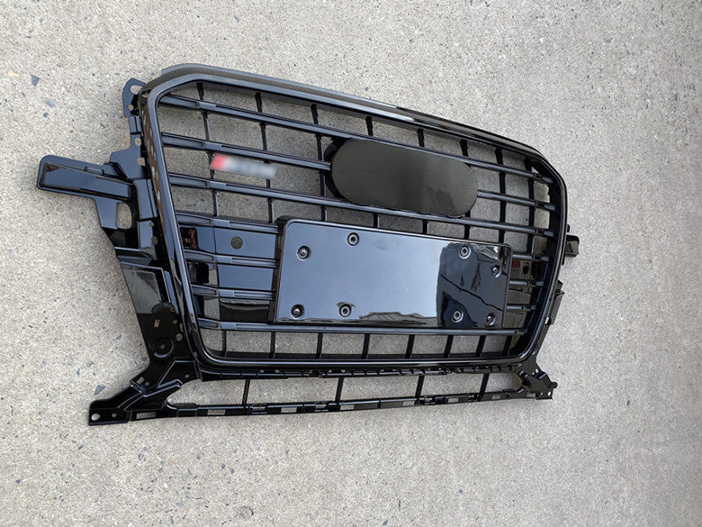 Front Bumper Grille Fit for 2013-2017 A D Q5 SQ5 Grill Grille Gloss Black