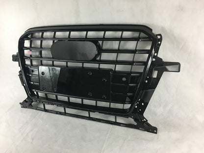 Front Bumper Grille Fit for 2013-2017 A D Q5 SQ5 Grill Grille Gloss Black