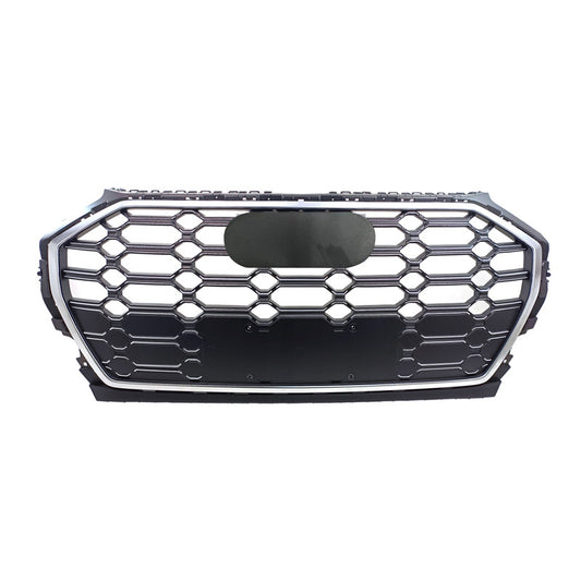 Chrome Bumper Grille Fit for AD Q5 SQ5 B9.5 2021-2022 SQ5 Style Front Bumper Grille