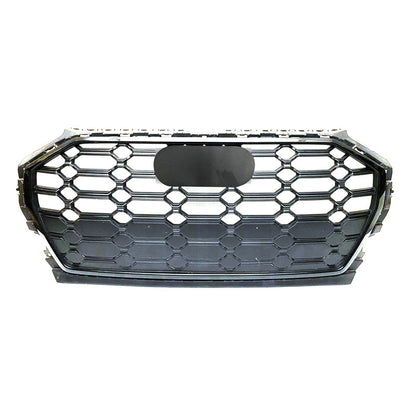 Front Bumper Grille Fit for AD Q5 SQ5 B9.5 2021-2022 SQ5 Style Front Bumper Grille Matte Black