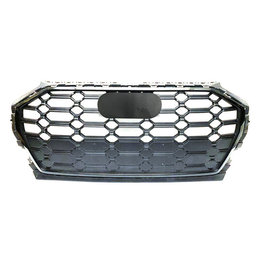 Front Bumper Grille Fit for AD Q5 SQ5 B9.5 2021-2022 SQ5 Style Front Bumper Grille Matte Black